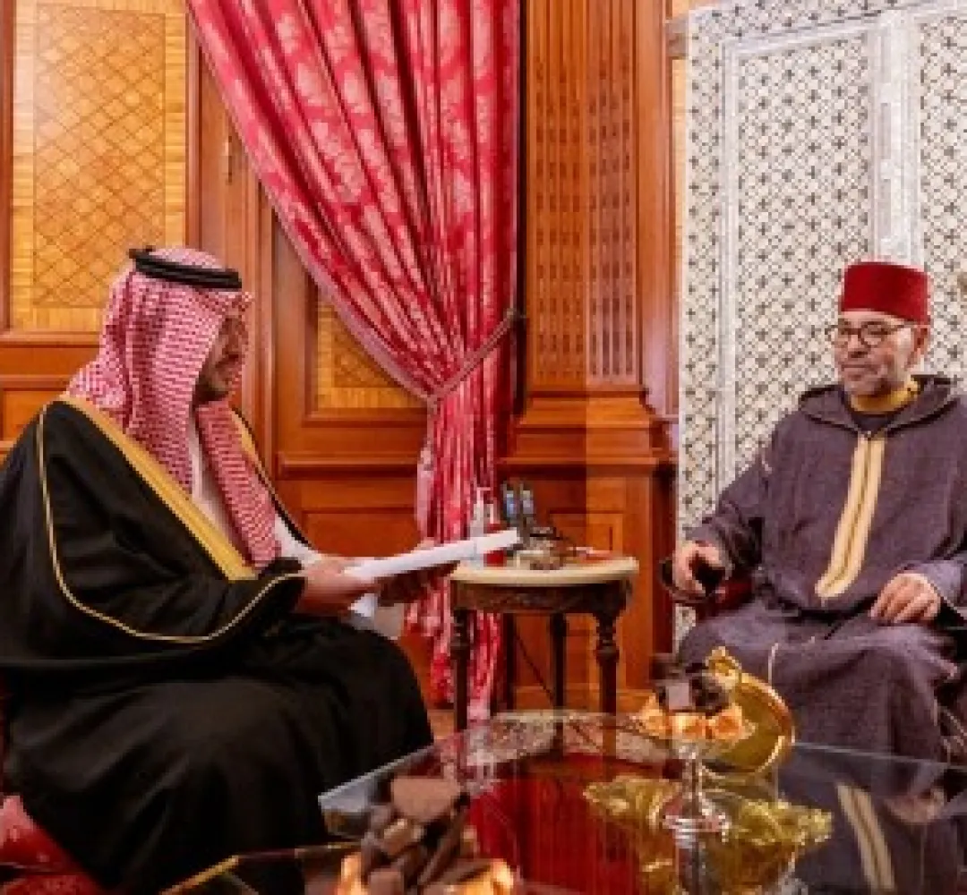 جلالة الملك يستقبل صاحب السمو الملكي الأمير تركي بن محمد بن فهد بن عبد العزيز آل سعود مبعوث خادم الحرمين الشريفين حاملا رسالة لجلالته