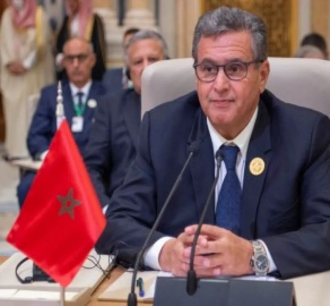 السيد أخنوش يؤكد أن المغرب بقيادة جلالة الملك يجدد دعمه للمبادرات والمقترحات الهادفة إلى وقف إطلاق نار دائم في غزة
