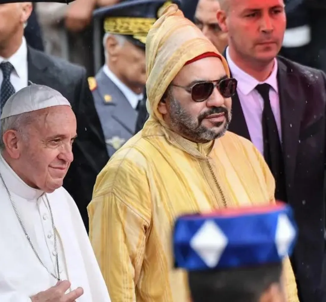 جلالة الملك يعزي الكنيسة الكاثوليكية في وفاة البابا فرانسوا الأول