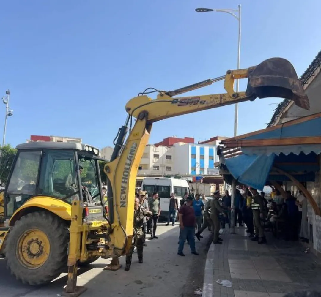 الدريوش تقود حملة مكثفة ... لتحرير الملك العمومي بقيادة  الباشا