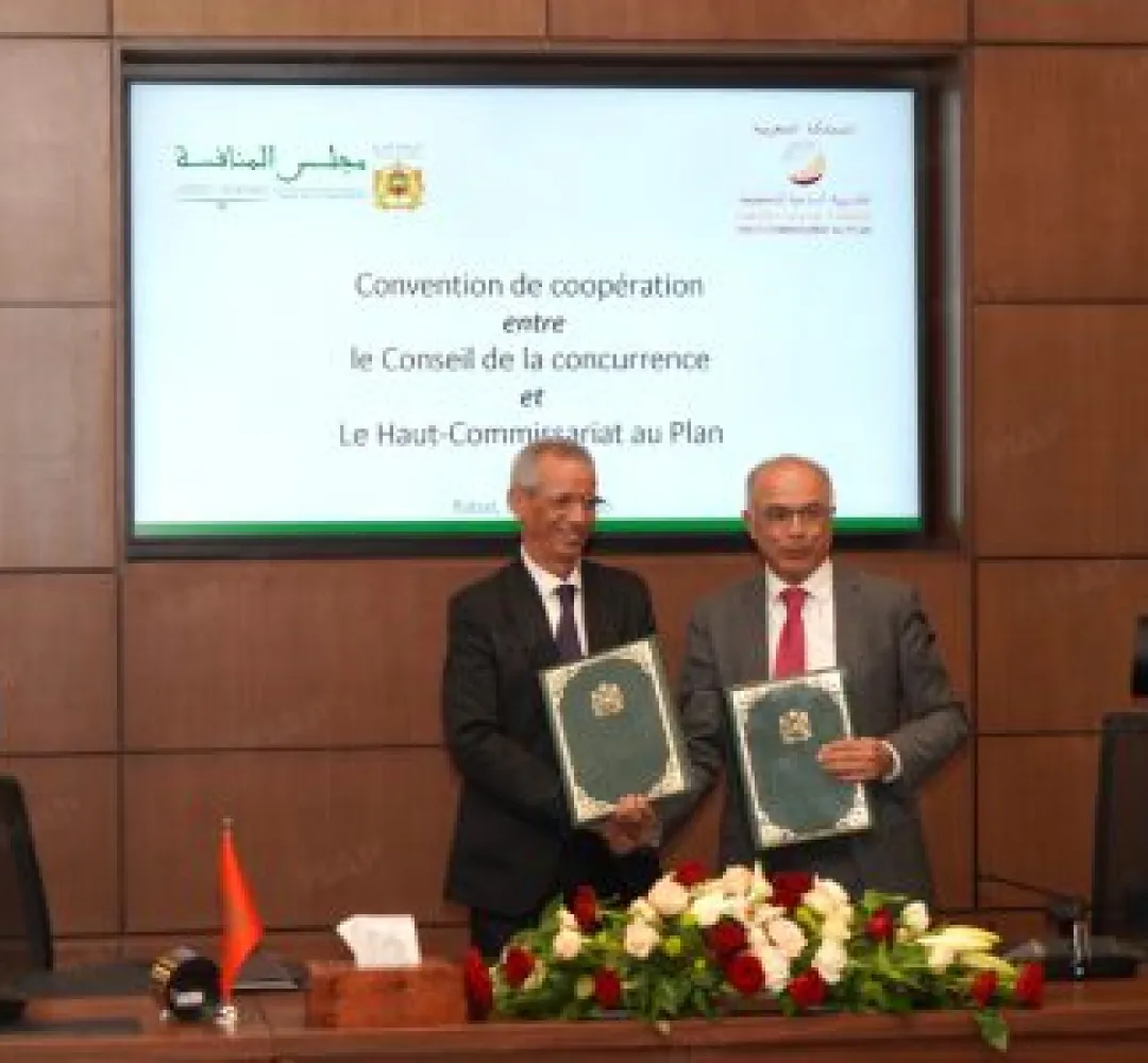 التوقيع بالرباط على اتفاقية شراكة بين مجلس المنافسة والمندوبية السامية للتخطيط