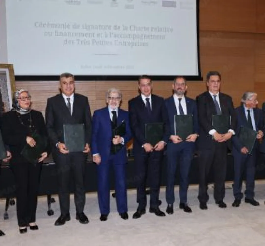 التوقيع على الميثاق المتعلق بتمويل ومواكبة المقاولات الصغيرة جدا بالرباط